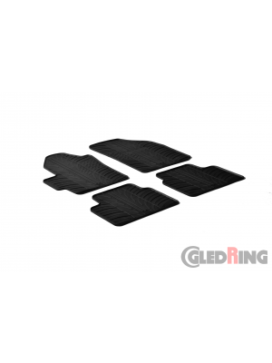 Original Gledring Passform Fußmatten Gummimatten 4 Tlg. - Chevrolet Spark 2005 -2010